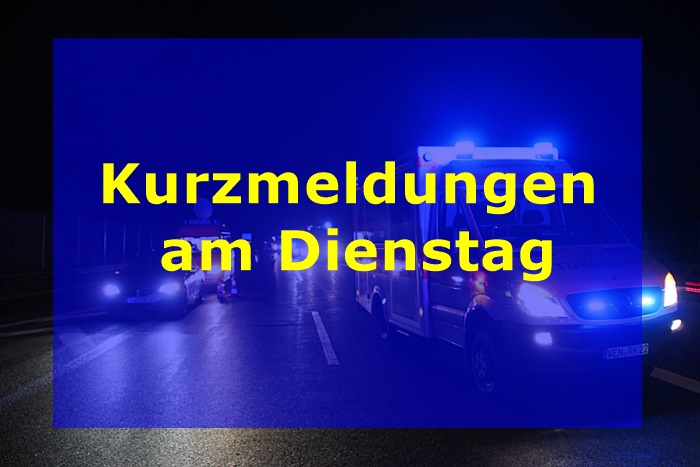 Polizei Oberpfalz Dienstag