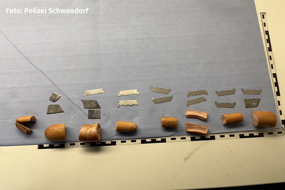 Schwandorf, Rasierklingen, Polizei