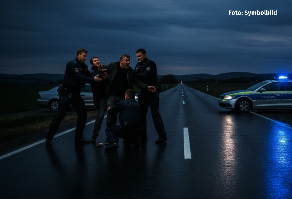 Betrunken Polizei Festnahme, Filmreif