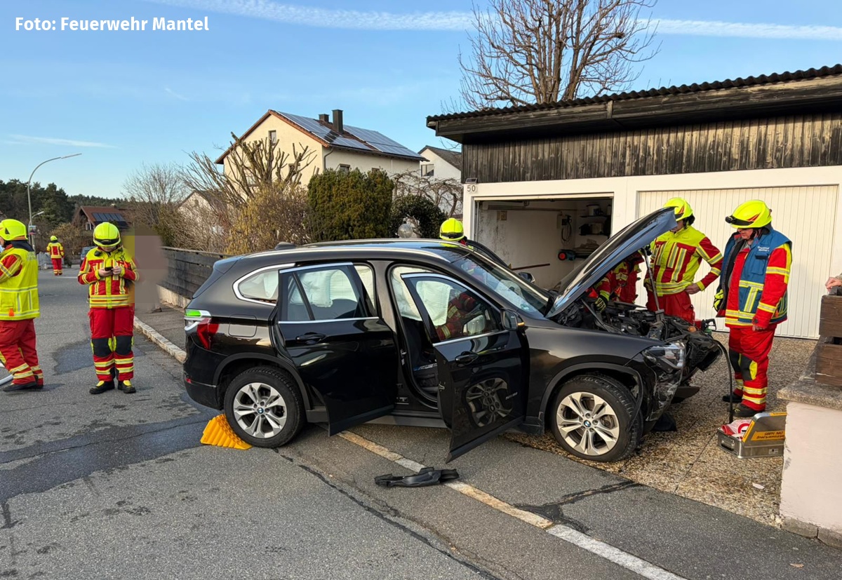 Mantel, Unfall