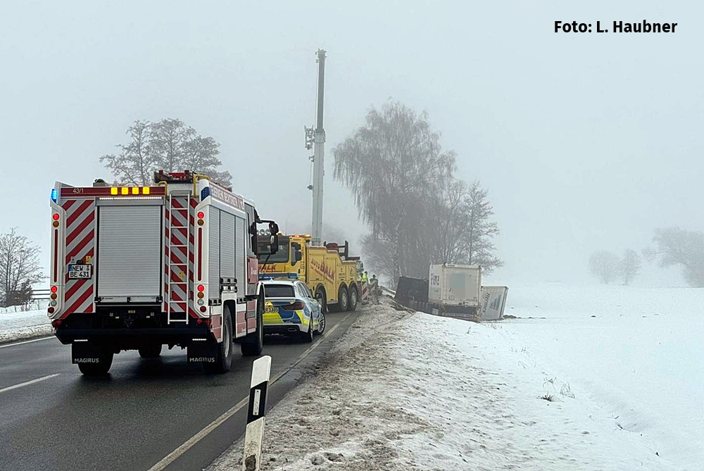 Bechtsrieth, Unfall, LKW